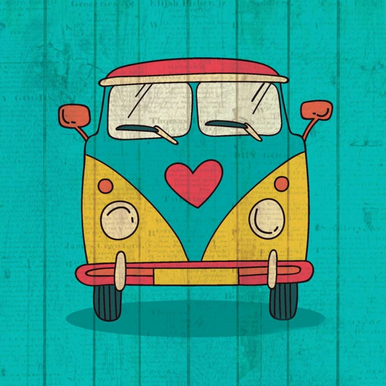 Groovy 1 Poster Print by Kimberly Allen - Item # VARPDXKASQ450A